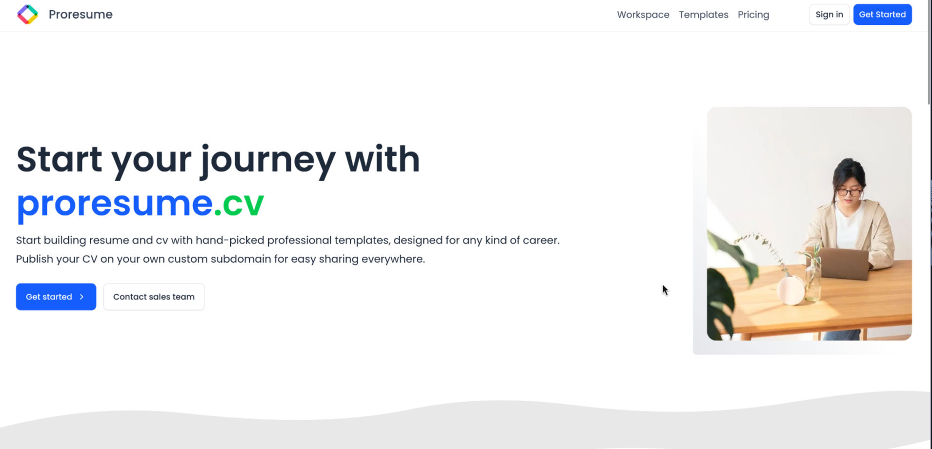ProResume screenshot